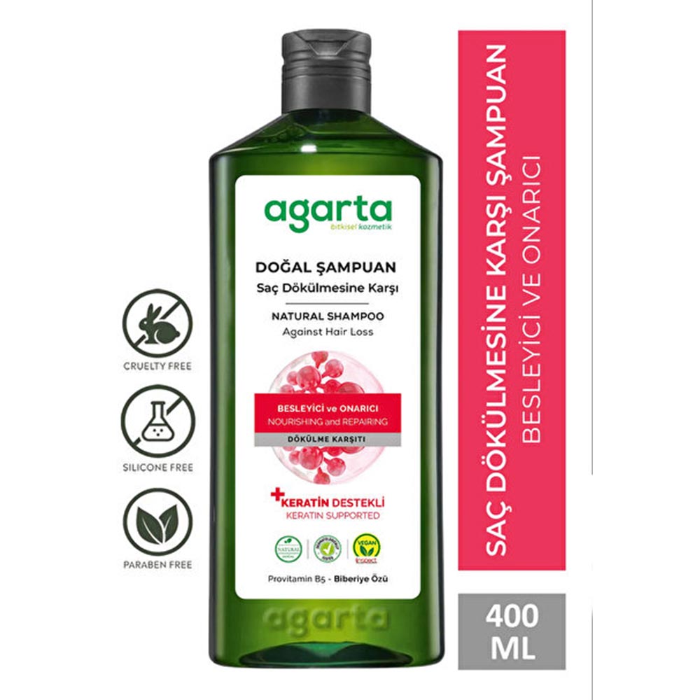 Agarta Doğal Saç Dökülmesine Karşı Şampuan 400 ml