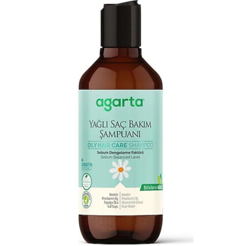 Agarta Doğal Şampuan Yağlı Saçlar İçin Sebum Dengeleyici 400 ml