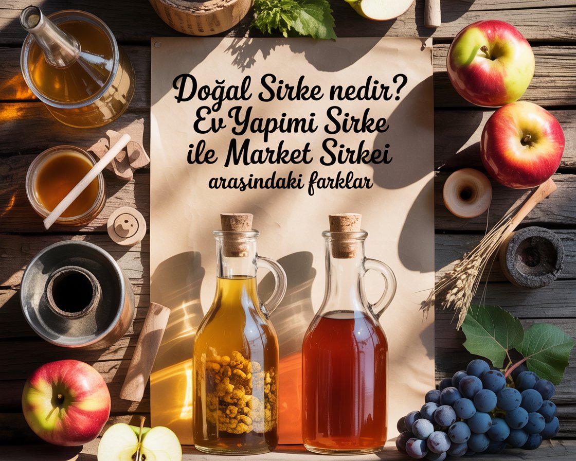 Doğal Sirke Nedir? Ev Yapımı Sirke ile Market Sirkesi Arasındaki Farklar