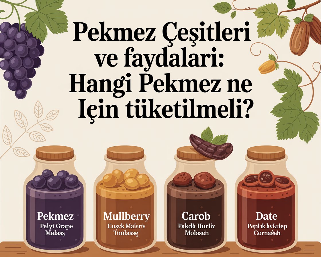 Pekmez Çeşitleri ve Faydaları: Hangi Pekmez Ne İçin Tüketilmeli?